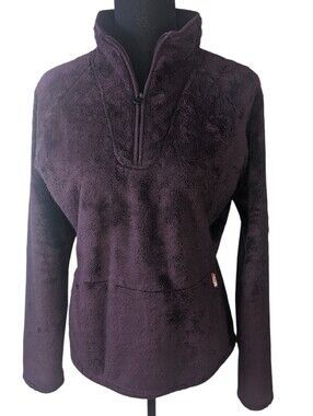 The North Face Women's Mossbud 1/4 Zip  Fleece Pullover Jacket Sweater Size M